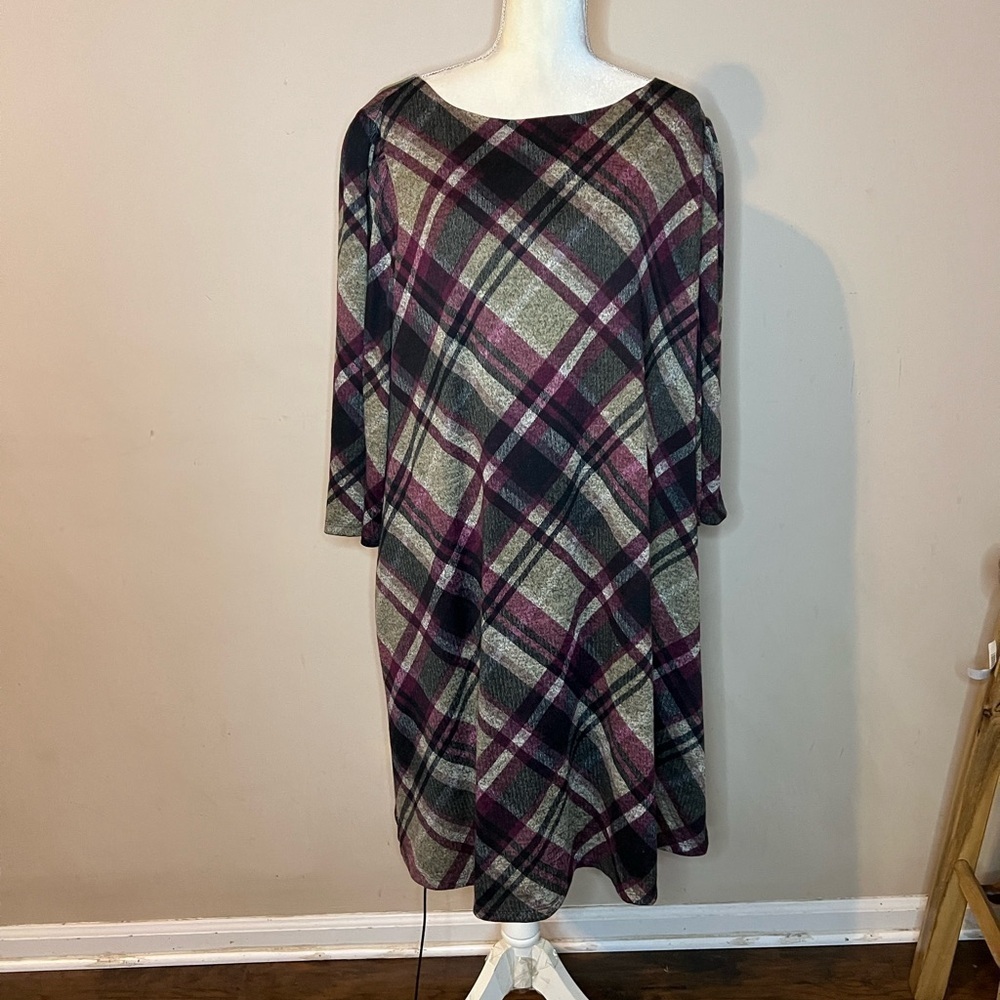 🌻Jessica Howard Plaid Dress - Picture 2 of 6